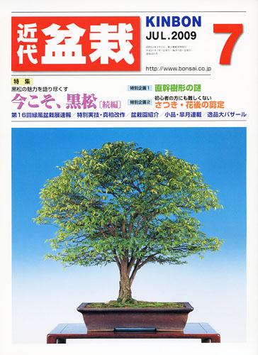 月刊「近代盆栽」2009年7月号
