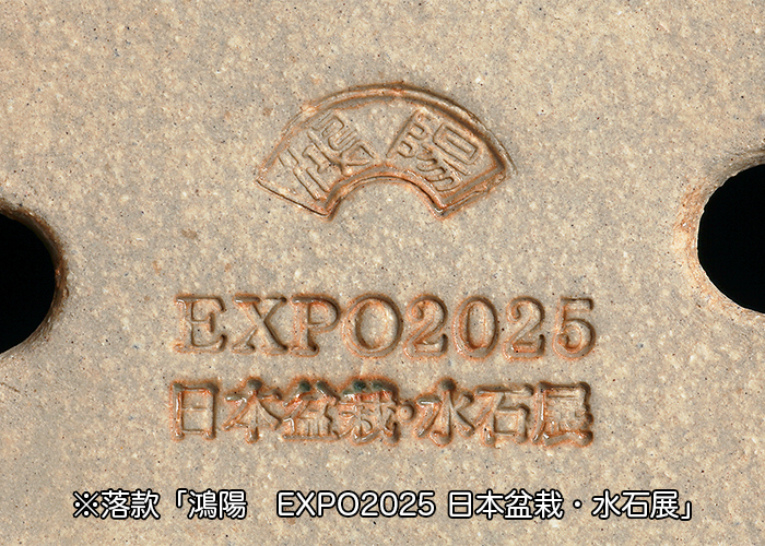 鴻陽織部釉反縁楕円鉢 | 盆栽、盆栽書籍、盆栽鉢の通販│近代出版