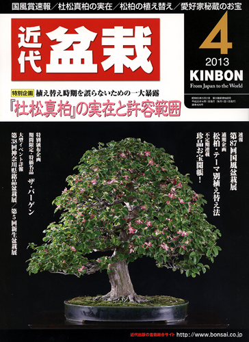 月刊「近代盆栽」2013年4月号