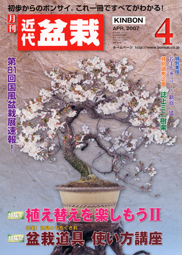 月刊「近代盆栽」2007年4月号