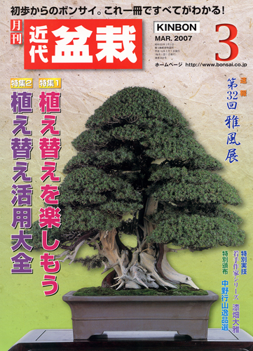 月刊「近代盆栽」2007年3月号
