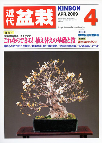 月刊「近代盆栽」2009年4月号