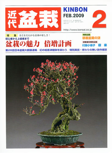 月刊「近代盆栽」2009年2月号