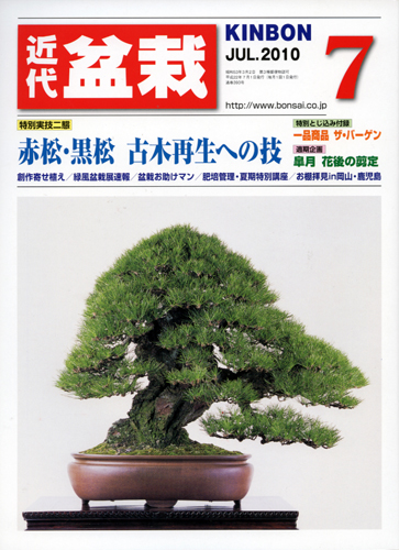 月刊「近代盆栽」2010年7月号