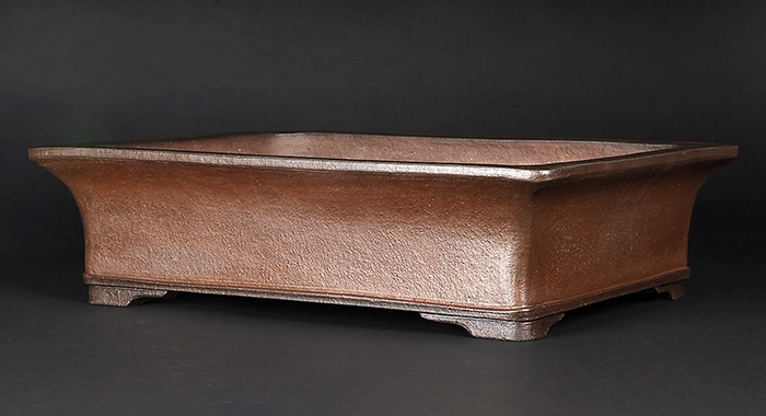 舟山　舟山外縁長方　記念鉢　盆栽鉢 舟山 舟山外縁長方 記念鉢 盆栽鉢 【公式通販】