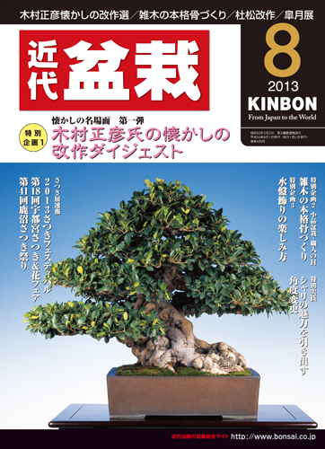 月刊「近代盆栽」2013年8月号