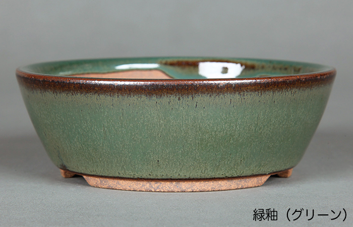 小石原焼3.5号切立丸鉢 | 盆栽、盆栽書籍、盆栽鉢の通販│近代出版