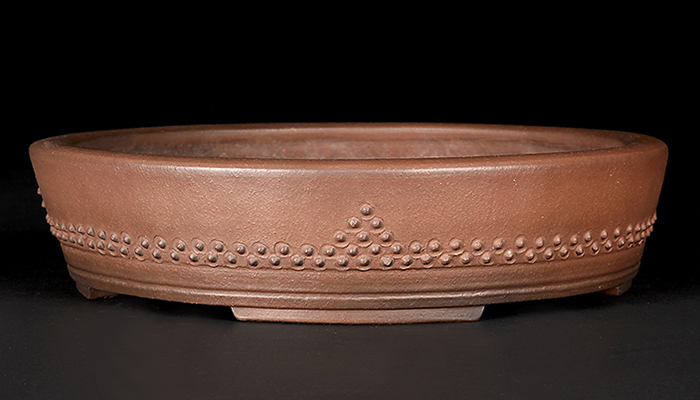 行山鋲打丸鉢 | 盆栽、盆栽書籍、盆栽鉢の通販│近代出版