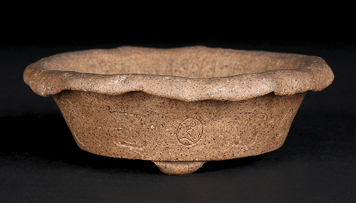 東福寺 小品 盆栽鉢 レトロ アンティーク (2) (A3) 豆鉢 東福寺 小品