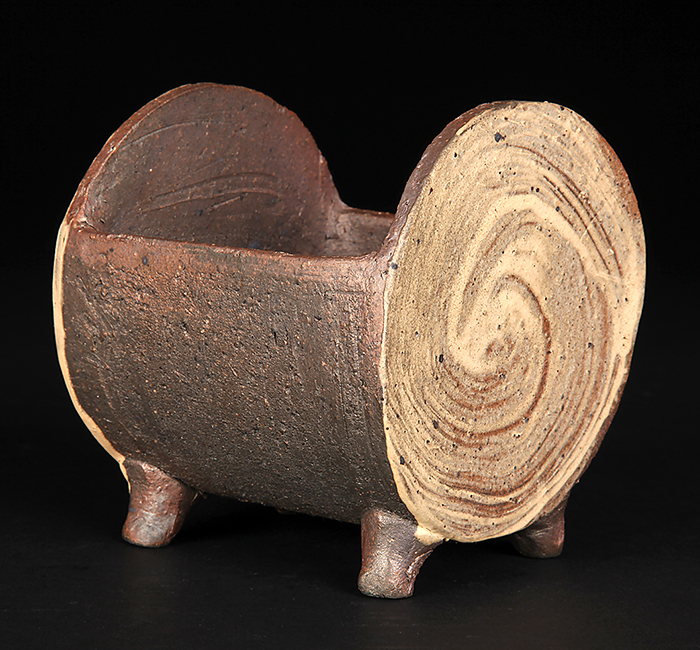 誠山窯・片岡美津江作 つづみ鉢 | 盆栽、盆栽書籍、盆栽鉢の通販