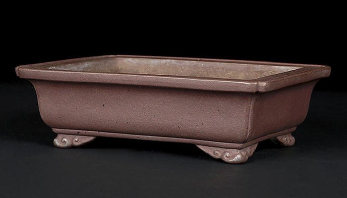 山秋　盆栽鉢　長方 山秋外縁長方鉢 | 盆栽、盆栽書籍、盆栽鉢の通販│近代出版