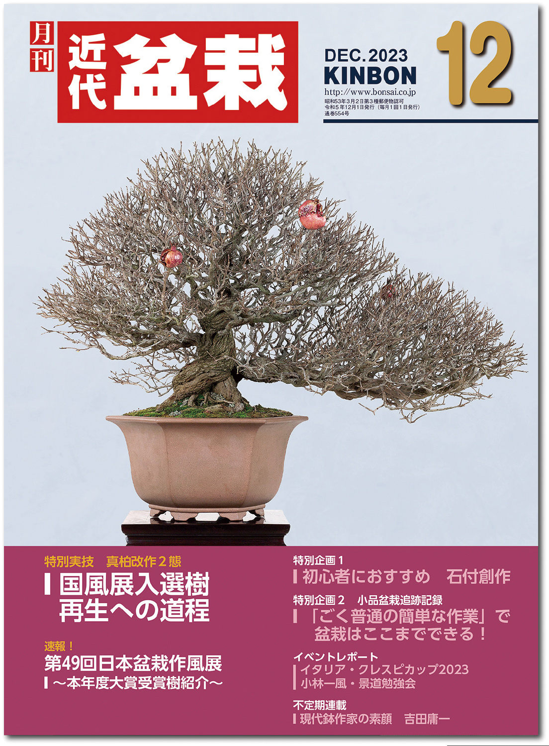 月刊「近代盆栽」 | 盆栽、盆栽書籍、盆栽鉢の通販│近代出版