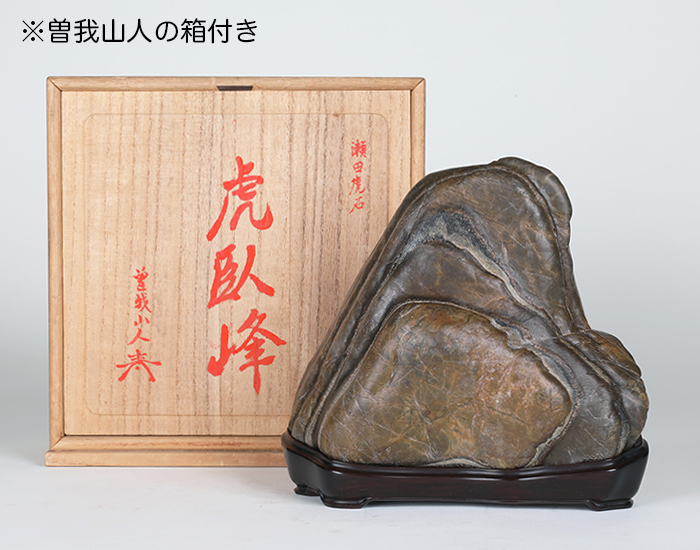 瀬田川虎石 銘「虎臥峰」 | 盆栽、盆栽書籍、盆栽鉢の通販│近代出版