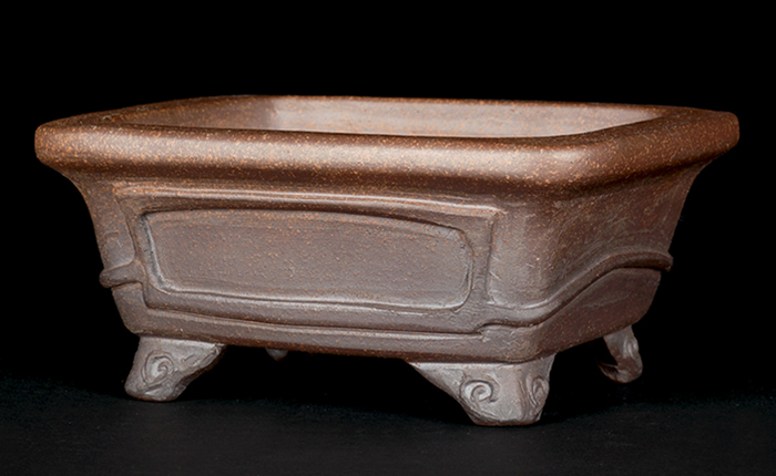 行山外縁額面長方鉢 | 盆栽、盆栽書籍、盆栽鉢の通販│近代出版